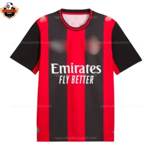AC Milan Home Kid Replica Football Kit 2026/27 - Front shirt view