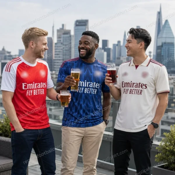 Arsenal 2025/26 Gift Bundle – Home and Away and Third Fan-Version Men Football Shirts