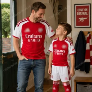 Arsenal 2026/27 Gift Bundle – Home Dad Shirt & Son Kit Fan-Version - Details (1)