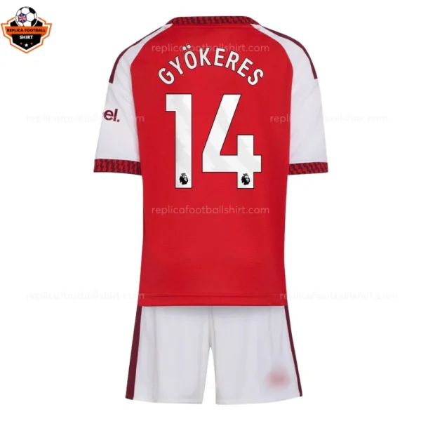 Arsenal Home Kid Replica Football Kit 2026/27 Gyökeres 14 Printed