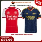 Arsenal 2026/27 Gift Bundle – Home and Away Men Football Shirts