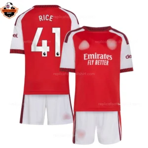 Arsenal Home Kid Replica Football Kit 2026/27 RICE 41 Printed