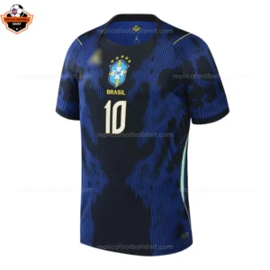Brazil World Cup 2026 NEYMAR JR. 10 Away Men Replica Football Shirt - Front view