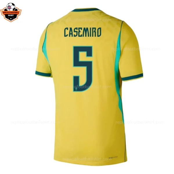 Brazil World Cup 2026 CASEMIRO 5 Home Men Replica Football Shirt