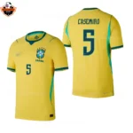 Brazil World Cup 2026 CASEMIRO 5 Home Men Replica Football Shirt