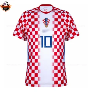 Croatia World Cup 2026 MODRIĆ 10 Home Men Replica Football Shirt - Front view