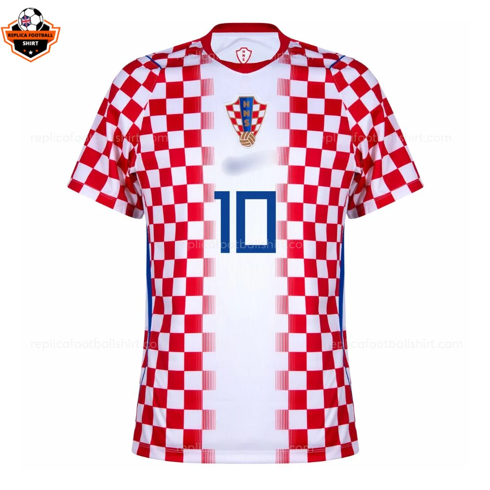 Croatia World Cup 2026 MODRIĆ 10 Home Men Replica Football Shirt - Front view