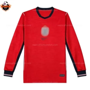 England Away Men Replica Football Shirt 2026 Long Sleeve - Front view