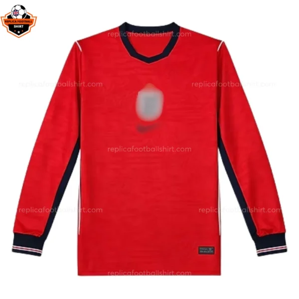 England World Cup 2026 Away Long Sleeve Men Replica Football Shirt