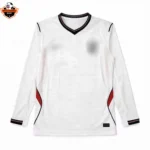 England World Cup 2026 Home Long Sleeve Men Replica Football Shirt