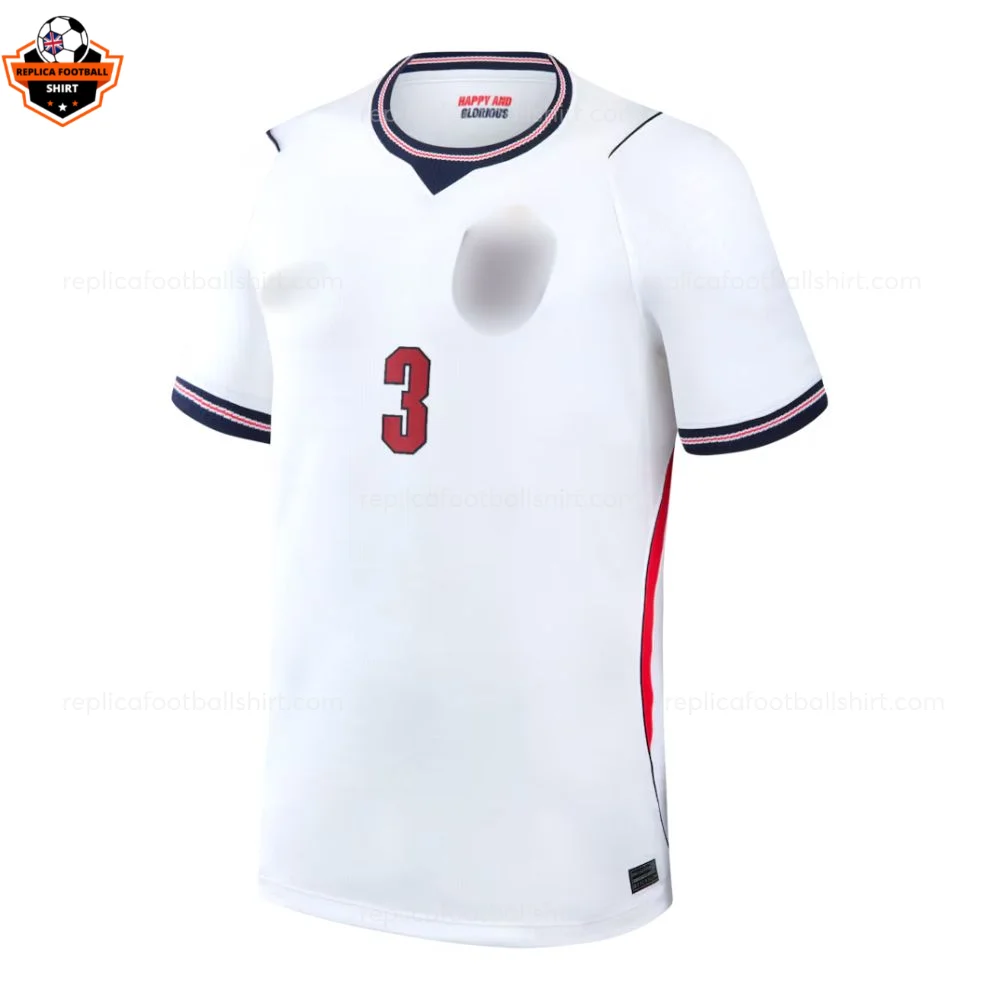 England World Cup 2026 O'REILLY 3 Home Men Replica Football Shirt - Front view