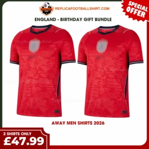 England World Cup 2026 Gift Bundle - 2 Away Men Shirts
