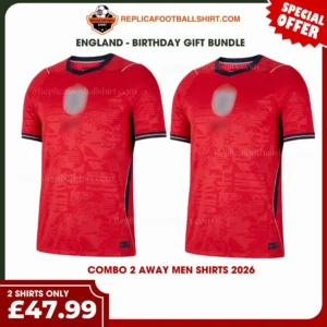 England World Cup 2026 Gift Bundle - 2 Away Men Shirts
