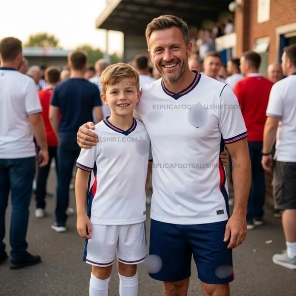 England World Cup 2026 Gift Bundle - Home Dad and Son Kits Fan-Version