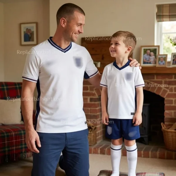 England World Cup 2026 Gift Bundle – Home Dad Shirt & Son Kit Fan-Version