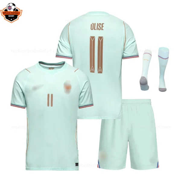 France World Cup 2026 OLISE 11 Away Kid Replica Football Kit