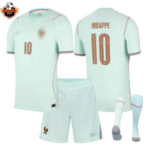 France World Cup 2026 MBAPPE 10 Away Kid Replica Football Kit