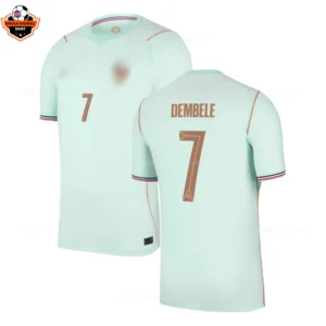 France World Cup 2026 DEMBELE 7 Away Men Replica Football Shirt
