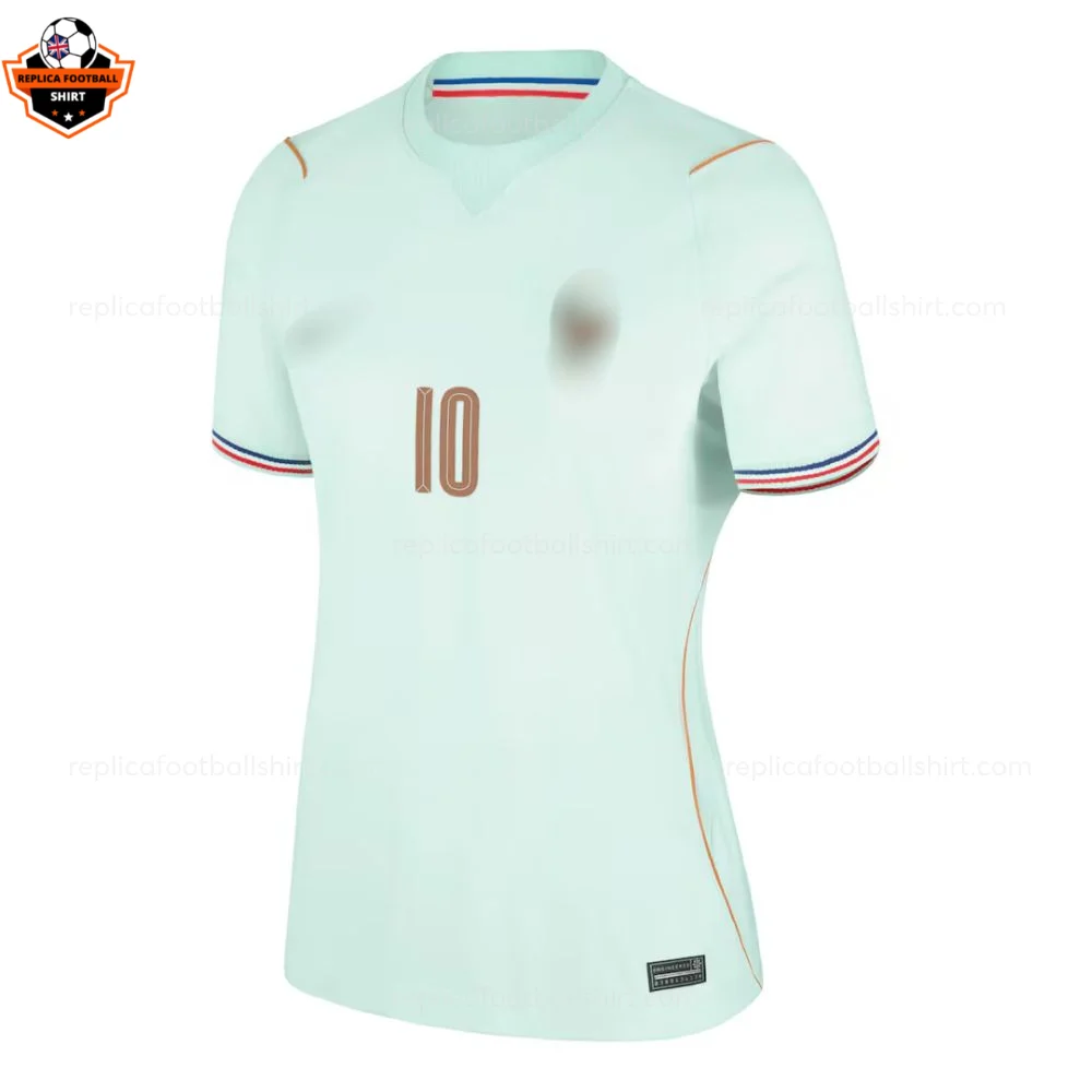 France World Cup 2026 MBAPPE 10 Away Women Replica Football Shirt - Front view