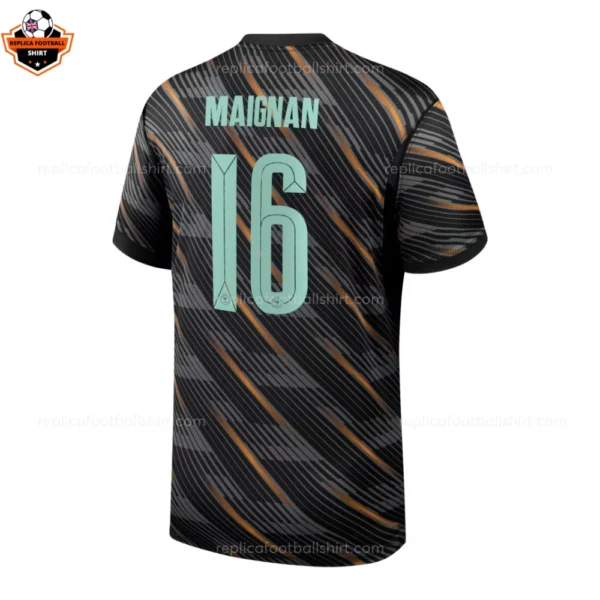 France World Cup 2026 MAIGNAN 16 Black Goalkeeper Men Replica Football Shirt