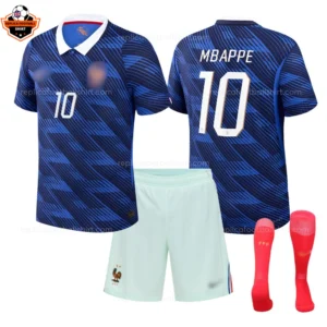 France World Cup 2026 MBAPPE 10 Home Kid Replica Football Kit