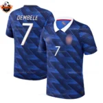 France World Cup 2026 DEMBELE 7 Home Men Replica Football Shirt