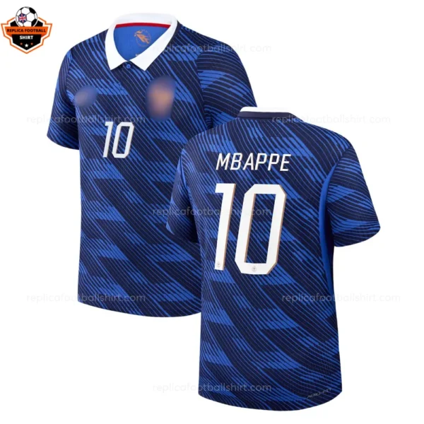France World Cup 2026 MBAPPE 10 Home Men Replica Football Shirt