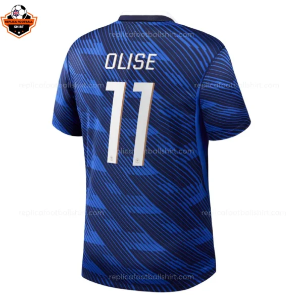 France World Cup 2026 OLISE 11 Home Men Replica Football Shirt