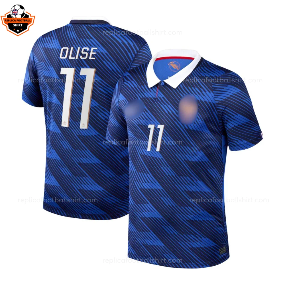 France World Cup 2026 OLISE 11 Home Men Replica Football Shirt