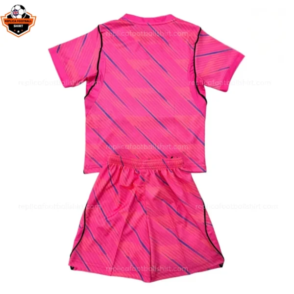 France World Cup 2026 Pink Goalkeeper Kid Replica Football Kit