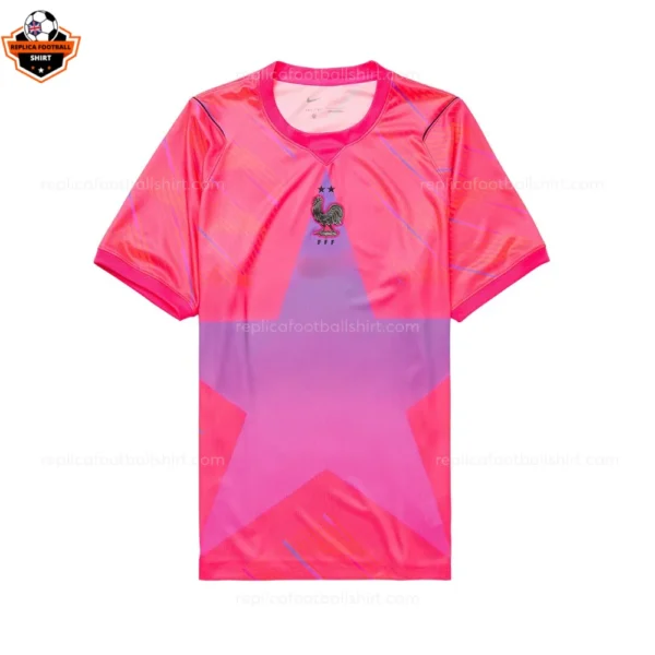 France World Cup 2026 Pink Goalkeeper Men Replica Football Shirt