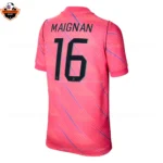 France World Cup 2026 MAIGNAN 16 Pink Goalkeeper Men Replica Football Shirt