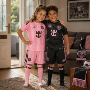 Inter Miami 2024/25 Gift Bundle – Home and Away Fan-Version Kids Football Kits - details (1)