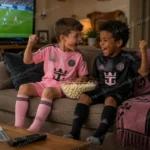 Inter Miami 2025/26 Gift Bundle – Home and Away Fan-Version Kids Football Kits (With Socks)