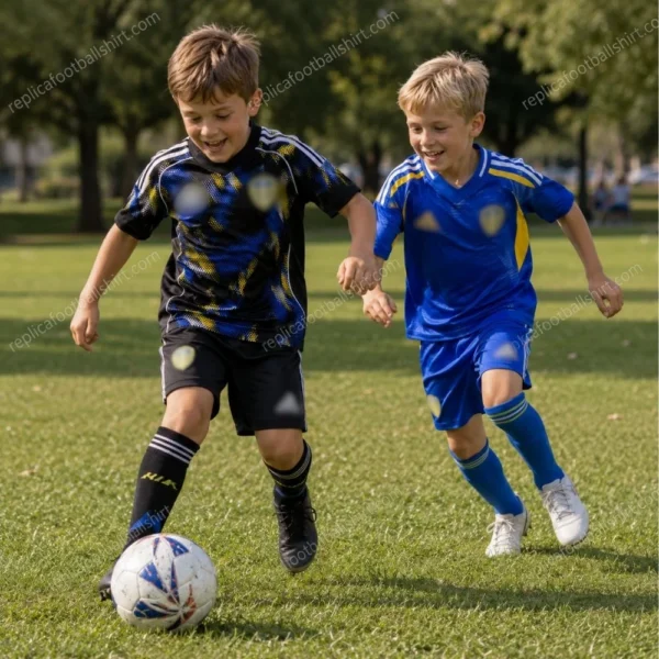 Leeds United 2025/26 Gift Bundle – Away and Third Fan-Version Kids Football Kits (With Socks)