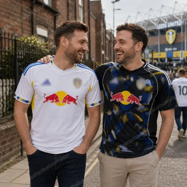 Leeds United 2025/26 Gift Bundle – Home and Third Fan-Version Men Football Shirts