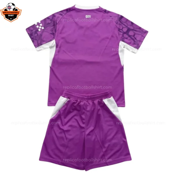 Manchester City Purple Goalkeeper Kid Replica Football Kit 2026/27