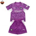 Manchester City Purple Goalkeeper Kid Replica Football Kit 2026/27