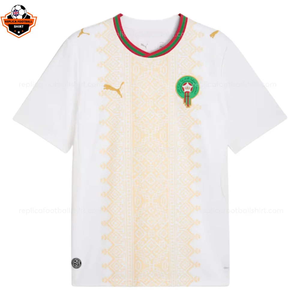 Morocco World Cup 2026 Away Men Replica Football Shirt - Front view