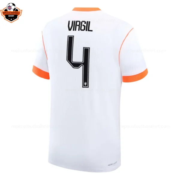 Netherlands World Cup 2026 VIRGIL 4 Away Men Replica Football Shirt