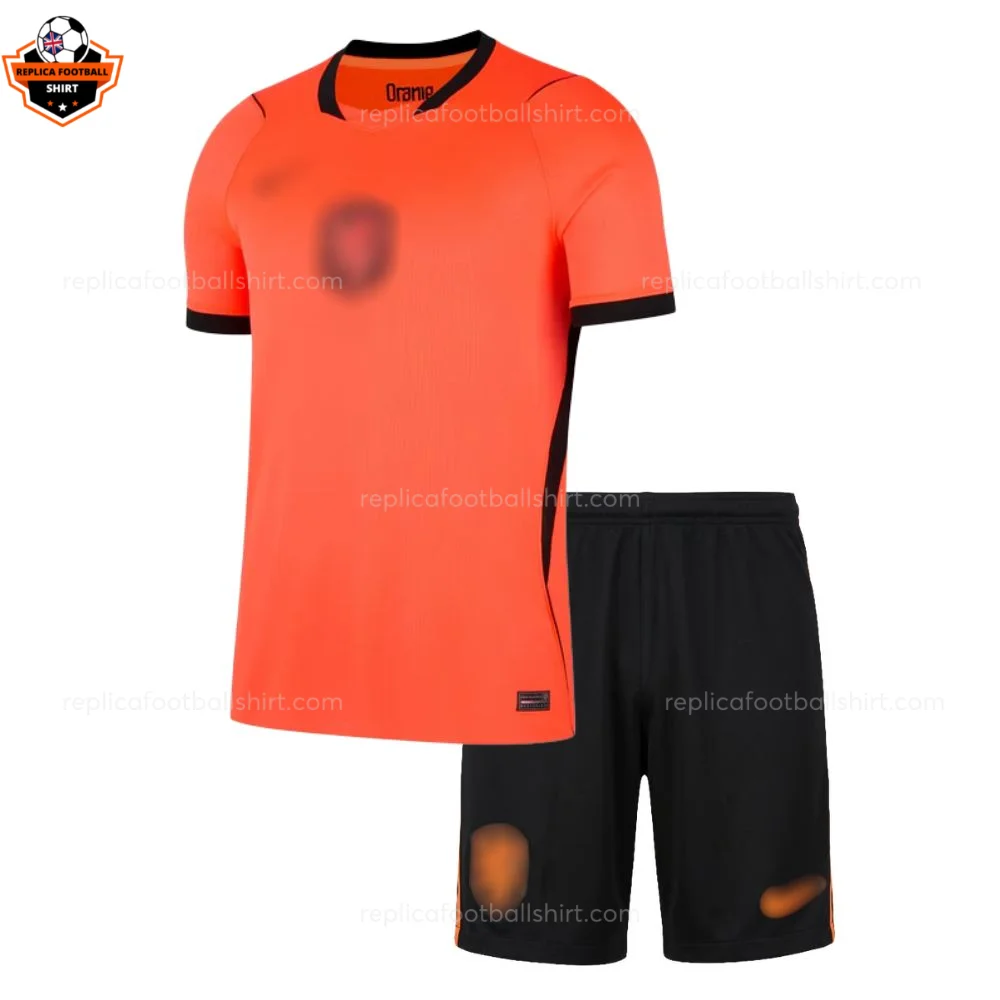 Netherlands World Cup 2026 Home Kid Replica Football Kit - Front view