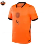 Netherlands World Cup 2026 VIRGIL 4 Home Men Replica Football Shirt
