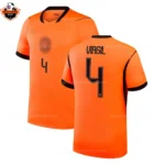 Netherlands World Cup 2026 VIRGIL 4 Home Men Replica Football Shirt