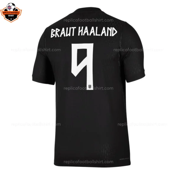 Norway World Cup 2026 BRAUT HAALAND 9 Away Men Replica Football Shirt