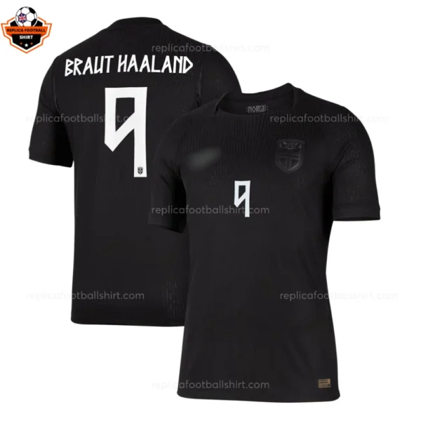 Norway World Cup 2026 BRAUT HAALAND 9 Away Men Replica Football Shirt