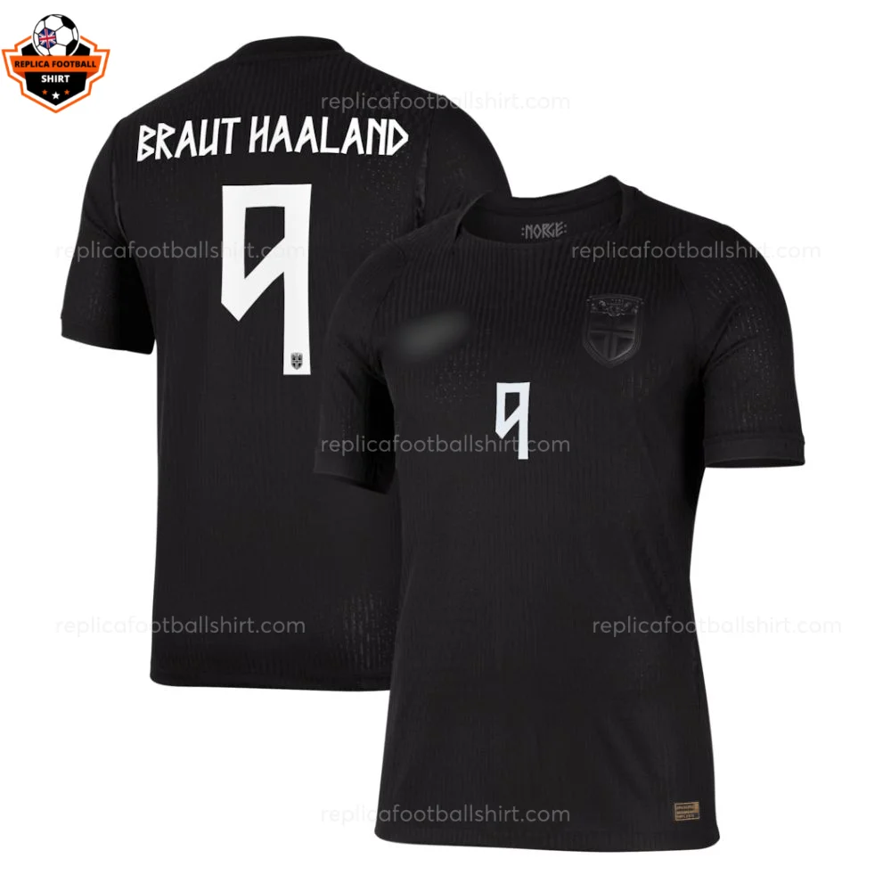 Norway World Cup 2026 BRAUT HAALAND 9 Away Men Replica Football Shirt