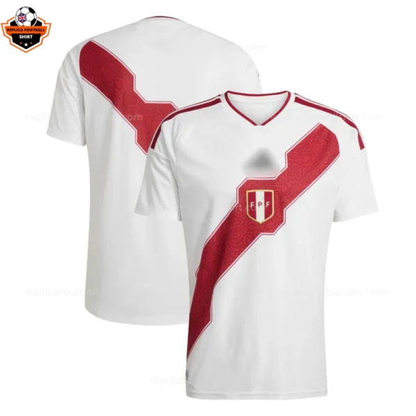 Peru World Cup 2026 Home Men Replica Football Shirt