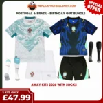 Portugal & Brazil World Cup 2026 Gift Bundle – Away Kids Football Kit