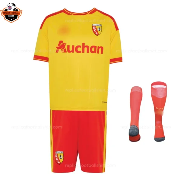 RC Lens Home Kid Replica Football Kit 2026/27