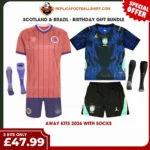Scotland & Brazil World Cup 2026 Gift Bundle – Away Kids Football Kit